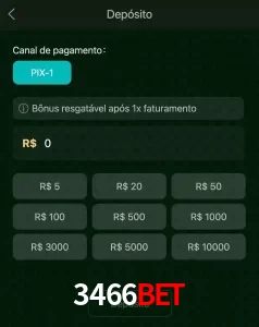 deposits 3466BET